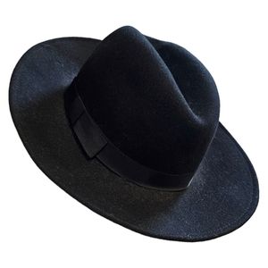 Bollman Americana Black Felt Fedora Hat